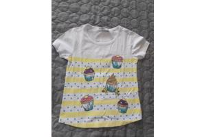 Glo-Story cupcakes t-shirt geel 104