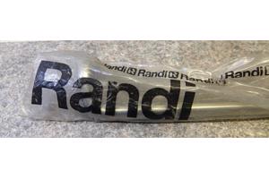 Nieuw 2 pr. RANDI rvs verkropte deurgrepen