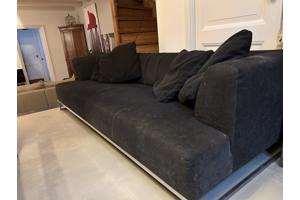 3 zitsbank zwart B&B italia