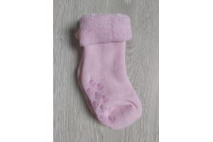 baby sokken lichtroze antislip 6-12mnd