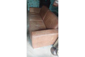 Onverwoestbare  leren  bank 2,5 a 3 zits