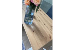 Tafel (eet of werktafel) hout met wit