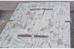 Grenen robuuste salontafel/opbergkist