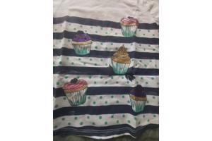 Glo-Story t-shirt cupcakes blauw 104