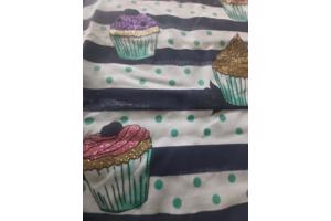 Glo-Story t-shirt cupcakes blauw 104