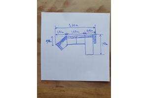 hoekbank bestaande uit 3 losse delen