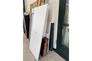 Diverse witte planken
