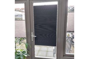 5 st plisse gordijnen honingraat