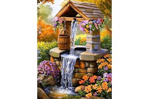 50x40cm Diamond Painting waterput (vierkant) nr 2