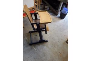 in hoogte verstelbare kinderstoel