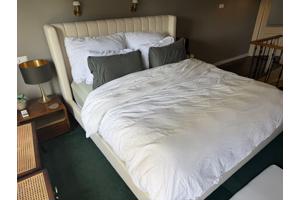 Tweepersoonsbed (lattenbodem, zonder matras)