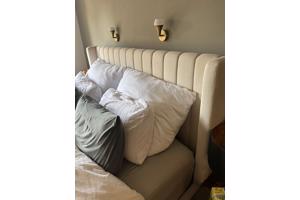 Tweepersoonsbed (lattenbodem, zonder matras)