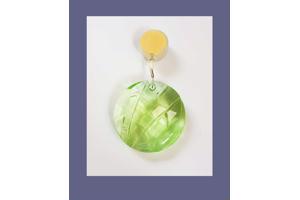 Swarovski Raamornament Bamboe Groen met doos en omdoos