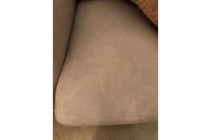 Grijze ijsblauwe oorfauteuil Stoel