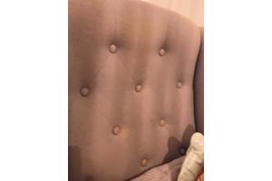 Grijze ijsblauwe oorfauteuil Stoel