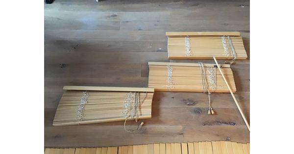 4 stuks houten ikea lamellen 60cm breed 220cm hoog in Amsterdam Huis