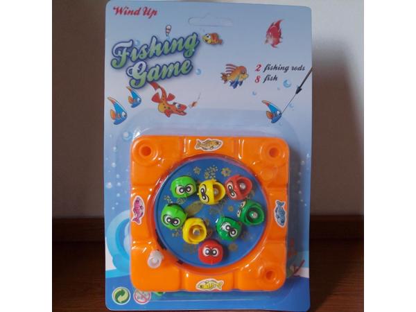 opwindbaar vis hengel spel oranje reis editie