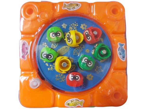 opwindbaar vis hengel spel oranje reis editie