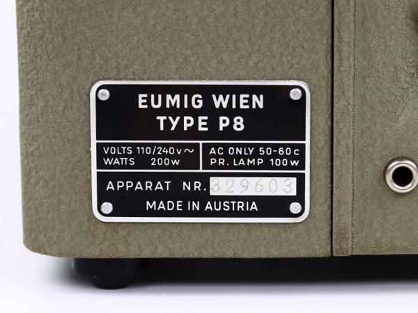 Eumig WIEN P8 cineprojector