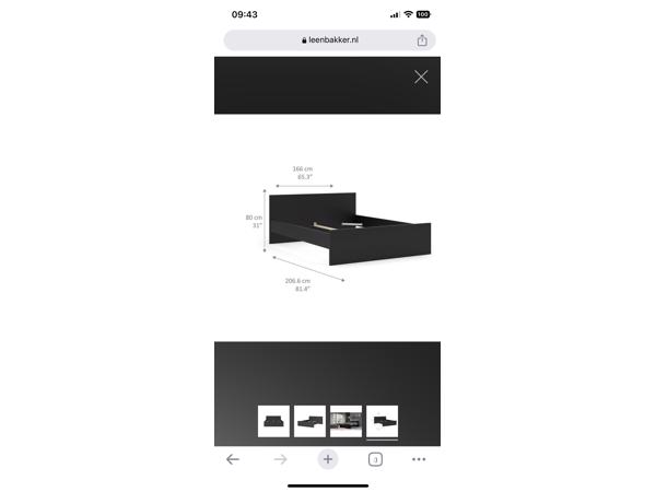 Bed Leen Bakker 160x200 gratis af te halen