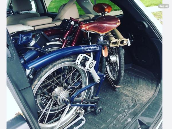 Voor de Boot en per Auto Zoek ik een of twee Brompton Vouwfietsen