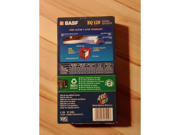 2 Basf EQ 120 + 1 Basf EQ 180 videocassettes - VHS