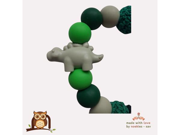 nr 23 noekies speenkoord dino stekel khaki groen