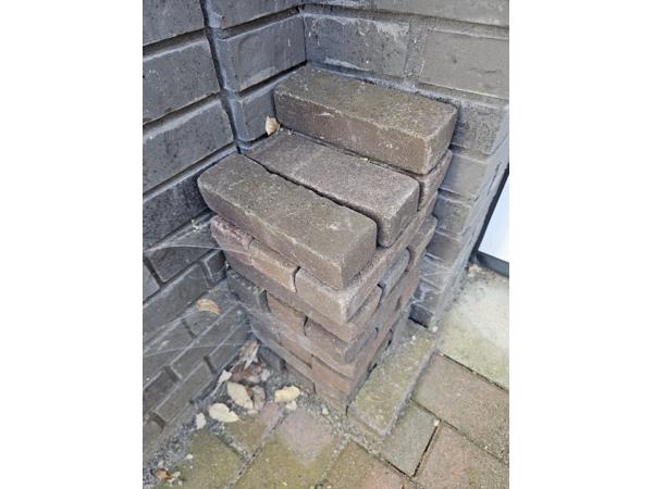 Bakstenen waaltjes