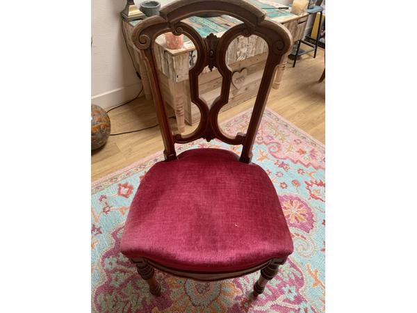 Vintage fauteils (set), antieke stoel en cocktail stoeltje