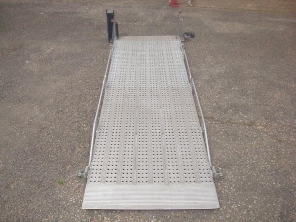 Aluminium Oprijplaat Rampe Opvouwbare 300x80 cm