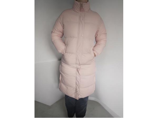 White Icy lange winterjas roze XS / 34 (Let op heeft 1 manke