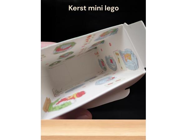 Kerst blokken speel set arren slee - cadeau tip - klein form