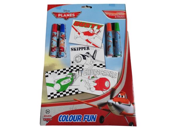 Disney Planes Colour fun (teken set) 8 delig