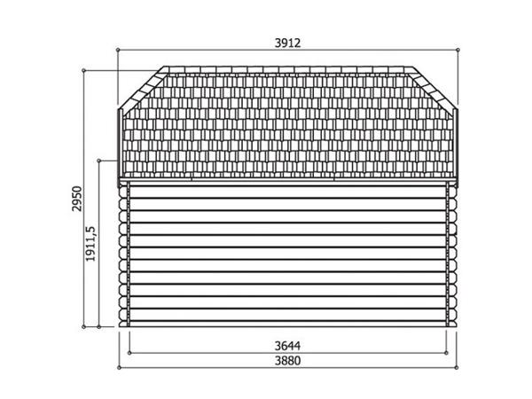 NIEUW Tuinhuis Limerick Autoclave - S8505-1