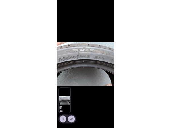 Banden twee stuks Bridgestone 225/40/18 nieuw