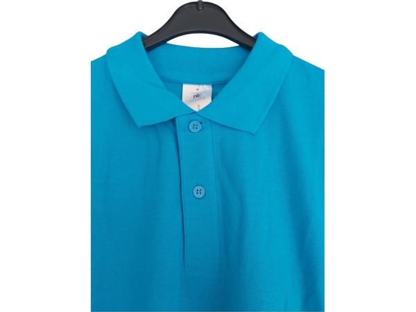 B&C Polo lichtblauw M