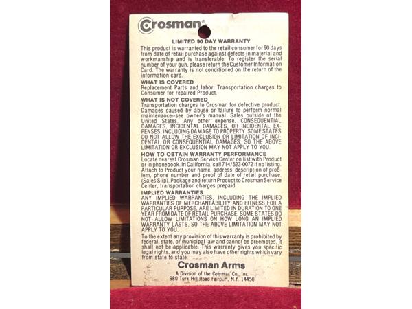 Crosman Target Co2  luchtbuks