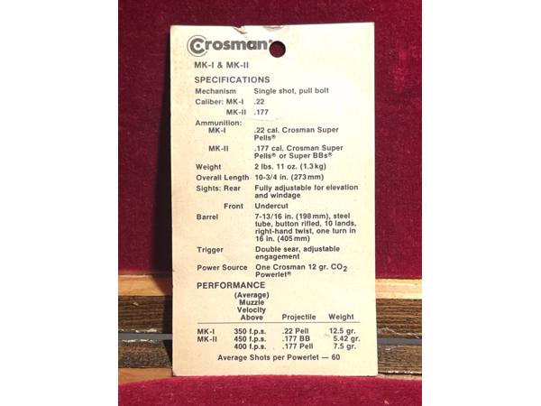 Crosman Target Co2  luchtbuks