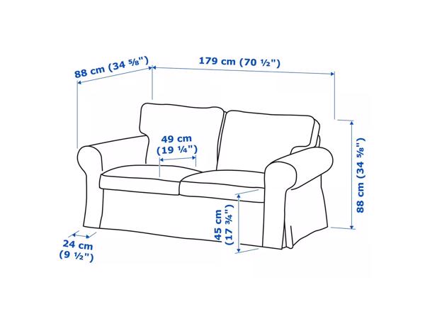 Tweezits bank IKEA Ektorp