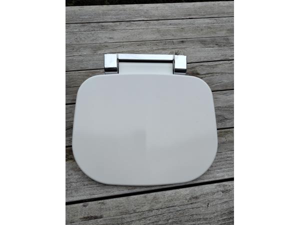 Opklapbaar stoeltje 35 x 27 cm kunststof/chroom