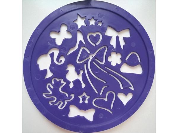 Barbie teken spirograaf kerstmis thema