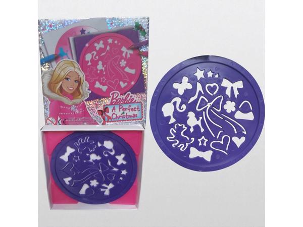 Barbie teken spirograaf kerstmis thema