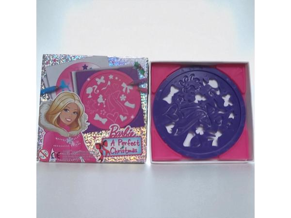Barbie teken spirograaf kerstmis thema