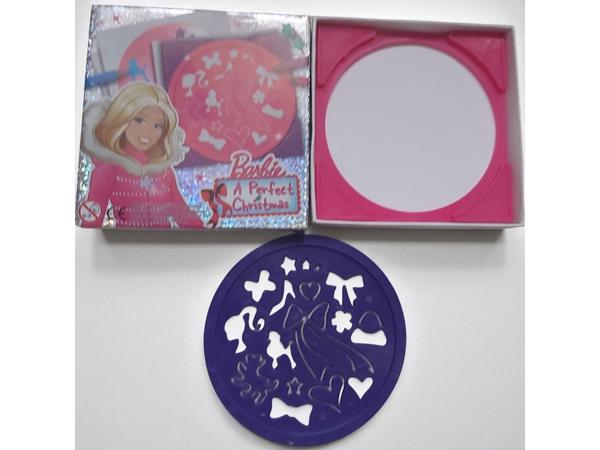 Barbie teken spirograaf kerstmis thema