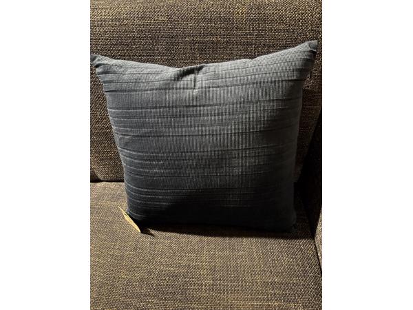 Blauw corduroy kussen nieuw 45 x 45 cm