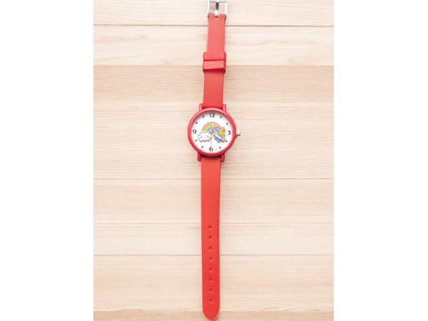 Horloge voor Kinderen - Regenboog - Kast 34 mm - Rood