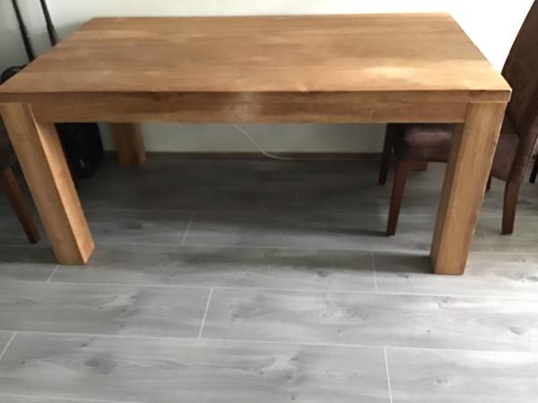 Teak eettafel 160 x 90 cm