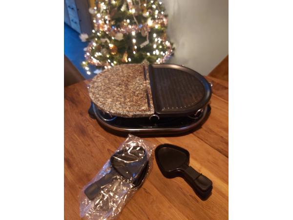 Princess Raclette 8 Oval steengrill gourmetset