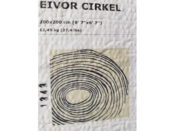 ikea eivor  cirkel vloerkleed