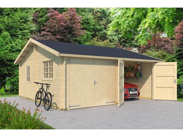 Tuinhuis houten garage Falkland: 575 x 575 cm